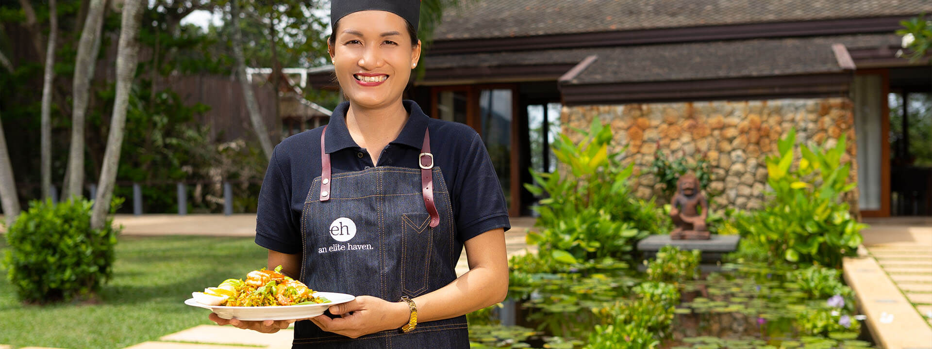 Villa Chada - Chef and her cuisine